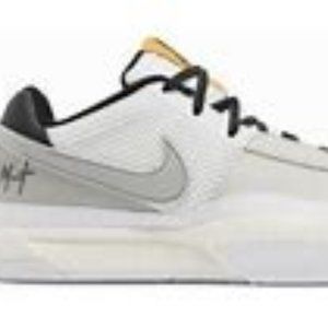Nike Ja 1 Light Smoke Grey size 5 y uk 4.5 gray black white